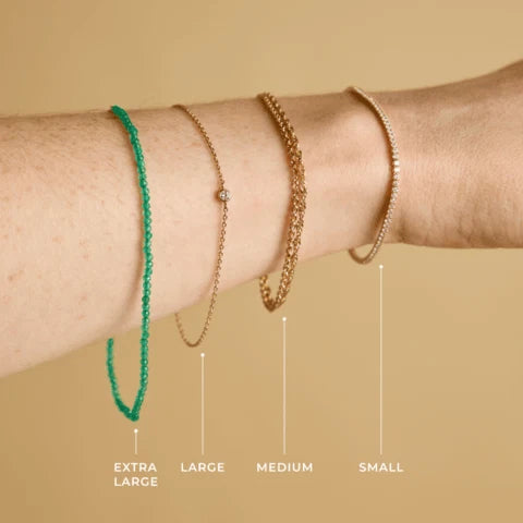 Bracelet size guide