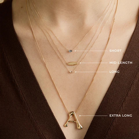 Necklace length guide